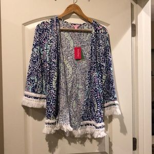 NWT Open Fringe Lilly Cardigan